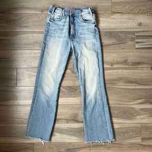 Mother Denim - High Waisted Ankle Fray Jeans